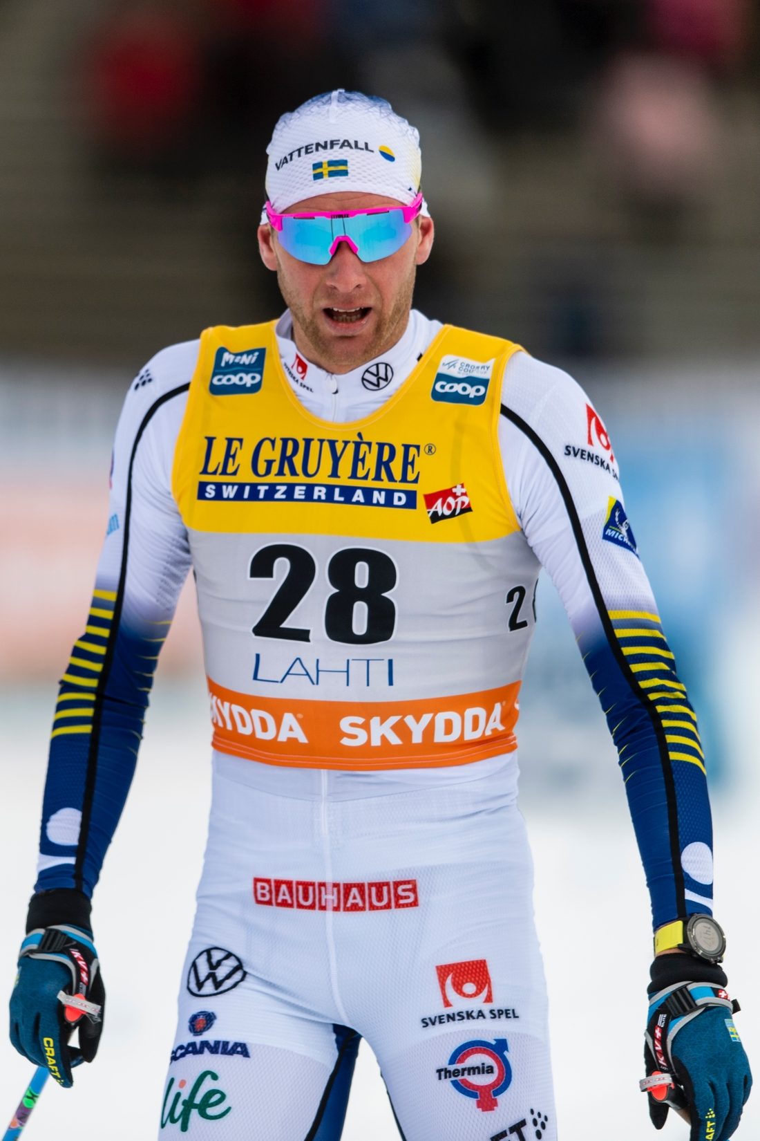 Daniel Richardsson i m&aring;l som 13:e man. FOTO: Bildbyr&aring;n/Johanna Lundberg.