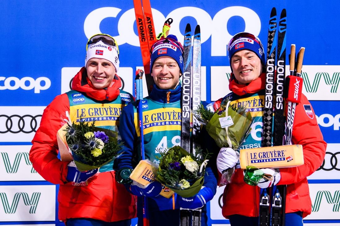 Topptrion: Kr&uuml;ger, R&ouml;the och Krogh. FOTO: Bildbyr&aring;n/Carl Sandin.