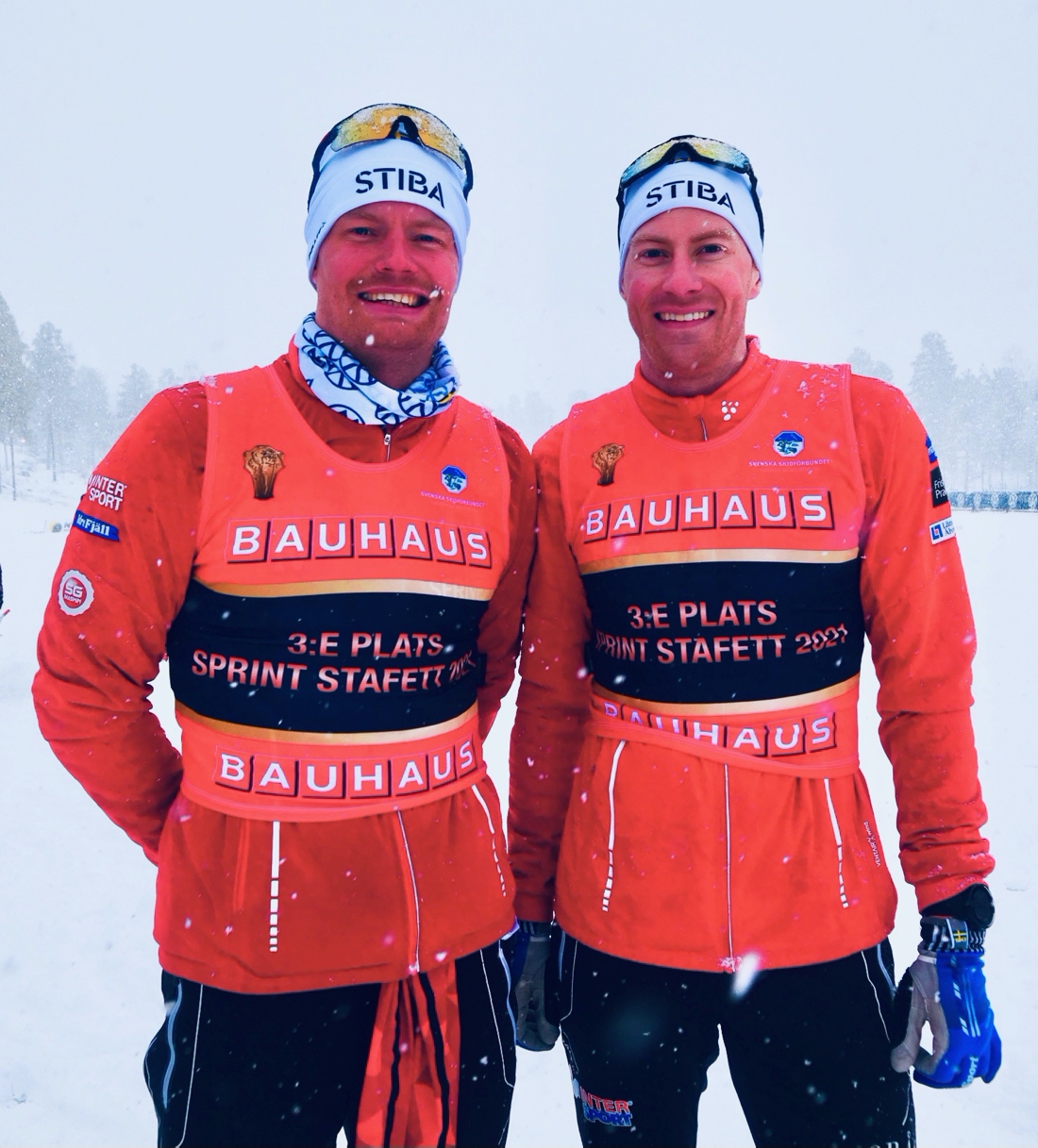 Karl-Johan Westberg och Gustav Nordstr&ouml;m fixade brons till Bor&aring;s SK. FOTO: Hans Olsson.