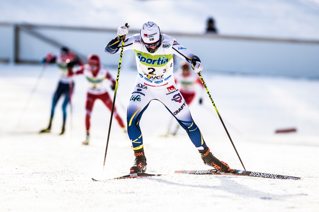 Lisa Ingesson skapade lucka p&aring; den tredje str&auml;ckan. FOTO: Tomi M&auml;kip&auml;&auml;/Bildbyr&aring;n.