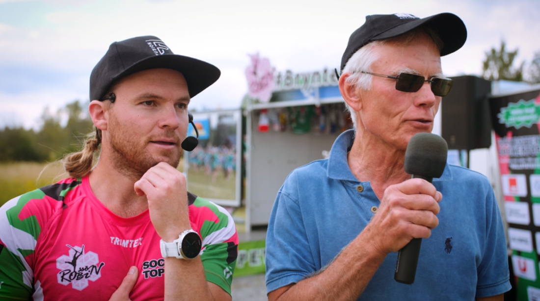 Robin Bryntesson, intiativtagare till Fr&aring;n Botten till Sockertoppen och Bengt Stattin, som var med och startate konditionstestet och &auml;ven kallas Hallstatest-oraklet.