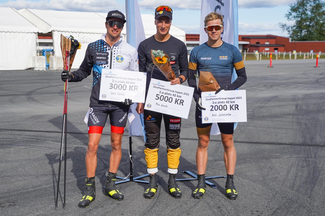 Oskar Kardin, Max Novak och Axel Jutterstr&ouml;m. FOTO: &Ouml;stersunds SK.