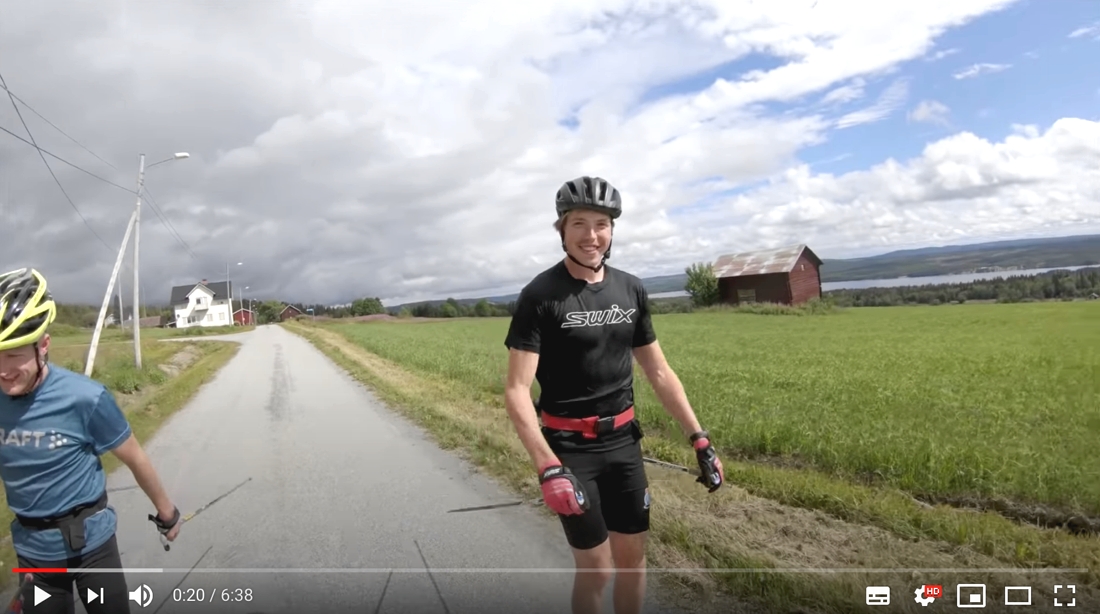 Vill man se William i tr&auml;ning kan man kolla in Jens Burmans vlog d&auml;r han dyker upp d&aring; och d&aring;. FOTO: Jens Burmans Youtube-kanal.
